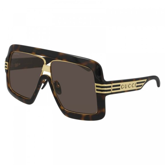 NEW GUCCI WOMEN BROWN HAVANA GG0900S 002 SUNGLASSES